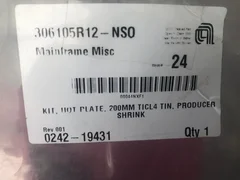Applied materials hot plate kit for TICL4 0242-19431
