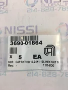 5PCS AMAT 3690-01864 SCRCAP-SKT-HD-10-24-X-1.12L HEX SKT S