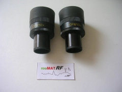 Pair Nikon CFW10X Microscope Eyepieces #3100