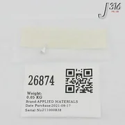 26874 APPLIED MATERIALS SCREW,SLTD SHLDR #4-40X.125 (NEW) 0020-10887