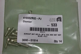 LOT OF 14 AMAT 3690-01914 SCR CAP SKT HD 8-32 X 1/2L HEX