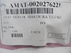 APPLIED MATERIALS AMAT 0020-27622 HUB MOD DC BIAS DUAR TTN SHUT
