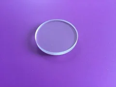 Applied Materials AMAT sapphire window 0200-36461 polished 2.26'' X .24"
