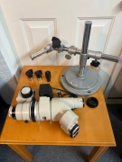 ***NIKON SMZ-10 Microscope Assembly w/Nikon Boom Stand. Untested FREE SHIPPING!