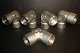 [NEW]  SWAGELOK SS-8-E  1/2"NPT FEMALE ELBOW, STAINLESS, LOT OF 5