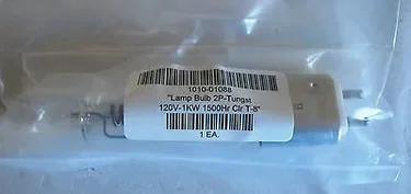 AMAT Bulb 2P-Tungston, 1010-01088 1KW, Clear, T-8, 1500Hr, New in Box, Sealed