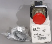 NEW ASM PN: 33-116814A66 Switch-Push Button-P/P-2 Pos-Red, AB 800T-FX6A5 Allen