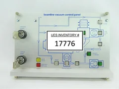AMAT 0100-90533 H1 Beamline Vacuum Mimic Control Panel 0110-90533 Working Spare