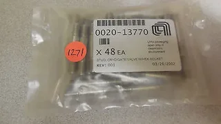 0020-13770, AMAT, STUD, CRYO/GATE VALVE W/HEX SOCKET, each