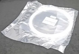 Sealed Lam Research 716-040737-671 Rev. B RWK Quartz Ring Semiconductor Part