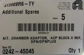 Applied Materials; Kit,Chamber Adaptor, ACP Block II M/F DPN/DPN Plus 0242-45045