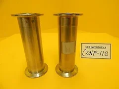 AMAT Applied Materials 0040-36024 Vacuum Tube 5 Inch NW40 Lot of 2 Used Working
