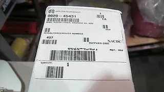 APPLIED MATERIALS P/N 0200-45431 RING ROTOR COVER VANTAGE QS,RTP