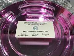 Applied Materials AMAT 0190-15066 300mm MAX emissometer Low Emissivity Wafer