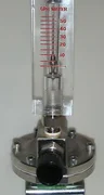 AMAT 1040-01172 Flow Meter 55 GPM water with SS Needle Valve Control Brooks 884