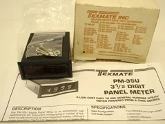 Applied Materials 1040-01018 Texmate PM-35U Panel Meter 3 1/2" Digit