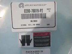 AMAT 0200-76019 ION SHIELD, LIFT, NOTCH, 198MM ID, QUART
