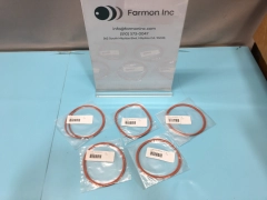 5 AMAT 3700-01387 O-RING ID 7.487 CSD .103 SILICONE, BASE/BACKPLATE, 186556