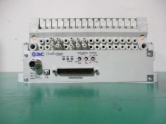 SMC EX420-SDN2 Series Pneumatic Manifold Assembly AMAT 16-Port used
