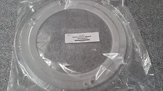 AMAT 0200-09911 Quartz Cover 8", Stepped, Lift 2 Notched