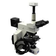 Nikon Eclipse ME600D Microscope, Infinity2-1C-NS, 5x Nikon Objectives, Cables