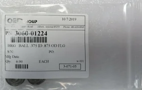 AMAT 3060-01224 BEARING BALL, .375 ID X .875 OD, FLG