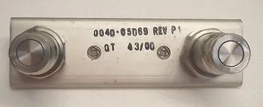 AMAT 0040-05069 SWLL Bracket CFW with 2 Parker 9910-022-EPR Quick Couplers