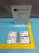 LOT OF 4 AMAT 3700-02141 O-RING ID .421 CSD .139, 75DURO BLK, 170173