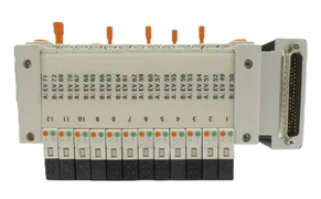 SMC US15677 12-Port Pneumatic Manifold AMAT Applied Materials 4060-00301 Working