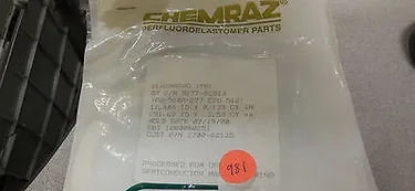 3700-02135, AMAT, ORING ID 11.484 CSD .139 CHEMRAZ SC513 WHT