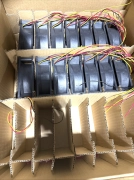 Sanyo Denki AMAT 9G1212H1D01 DC Fans DC Axial Fan, 120x120x38mm, 12VDC (14-PACK)