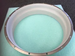 0021-20089 SHIELD, UPPER 8" DURA AL-ARC SPRAYED