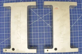 0040-50809 (LOT OF 2) / ALUMINIUM H BRACKET ENCORE / APPLIED MATERIALS AMAT