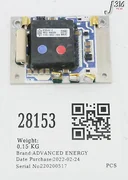 28153 ADVANCED ENERGY APEX POWER MODULE, 8401051 B 8705157 C
