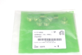 LOT OF 8 APPLIED MATERIALS 3300-02975 FTG PIPE PLUG 3/8MPT HOLLOW HEX SST