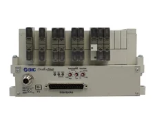 AMAT 4060-00932 16-PORT PNEUMATIC MANIFOLD REV. 0 24VDC SMC EX420-SDN2