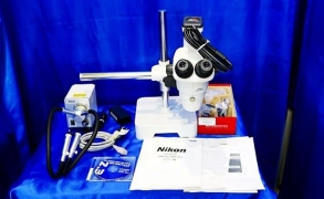 Nikon Stereo Microscope SMZ745T w/ Stand C-FLED2 Illumination Moticam5 Camera