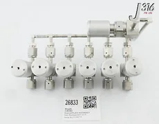 26833 APPLIED MATERIALS 7-WAY MANIFOLD VALVE ASSY 0050-09386