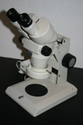 Nikon SMZ-2B Stereozoom Microscope 8-50X on Nikon Desktop Stand - Nice