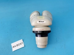 Nikon Stereo Microscope Binocular Head Zoom 10x–80x | For Parts / Repair | AS-IS