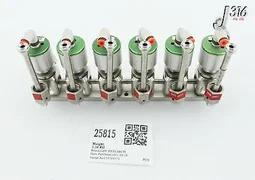 25815 LAM RESEARCH 6 VALVE WELDMENT MANIFOLD, 715-031199-001 839-031209-001