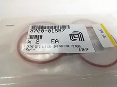 AMAT Applied Materials 3700-01597 O-Ring ID2.112  CSD.103 Silic 70Duro, Lot of 4