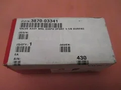 AMAT 3870-03341 Ham-Let HMS20-4VKLQ-LD Valve Assy Mnl Diaphragm 2port