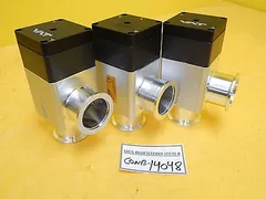 VAT 26432-KA11-BJI1 Pneumatic Angle Valve AMAT 3870-04912 Lot of 3 Used Working