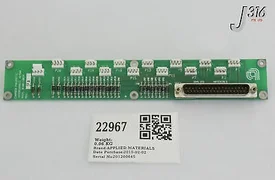 22967 APPLIED MATERIALS PCBA, CHB PNEUMATIC INTC, ULTIMA 0100-18034