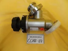 Nor-Cal Products 3870-02286 Manual Angle Valve AMAT Used Working