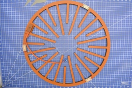 0190-12464 / HEATER POLYIMIDE ROUND LID ASSY 300MM DP / APPLIED MATERIALS AMAT