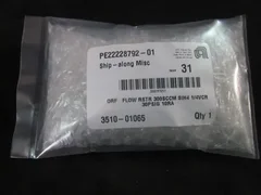 AMAT 3510-01065 ORF FLOW RSTR 3000SCCM SIH4 1/4VCR 30PSIG 10RA