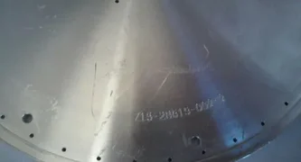 Lam Research 715-028615-002 8" Upper Baffle Plate Used Very Good