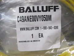 BALLUFF C49-ANE-00-VY-050M CABLE, 5 METER W/ CONNECTOR